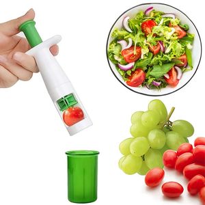 Cortador de tomate de uva creativo, cortador de frutas pequeñas, herramientas para cocina, ensalada, hornear, accesorios de cocina, Gadget de corte Manual 240110