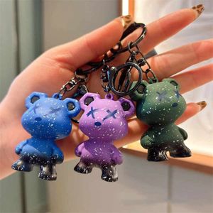 Keychain Creative Bear Keynchain Gum Color Changement sac de trèfle Charme Keychain Wholesale