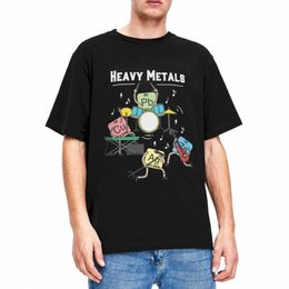 Créatif métaux lourds Rock chimie T-Shirt pour hommes femmes col rond Cott drôle à manches courtes T-Shirt hauts fête 78EB #