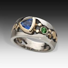 Creative Hollow incravé zircon simple anneaux géométriques simples pour femmes bijoux bijoux personnalisés 240412