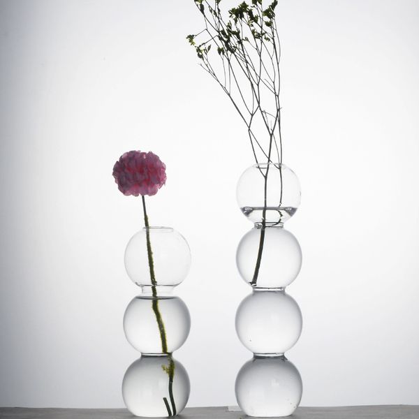 Vase hydroponique créatif forme de bulle plante verte fleur Vases en verre pour bureau hôtel décor à la maison ZWL622