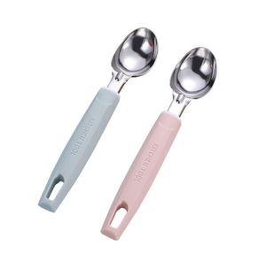 Creative Ice Cream Tools Lepel met Plastic Handvat Fruit Watermeloen Scoop Niet gemakkelijk te vervormen Keukenaccessoires Duurzaam SN2914