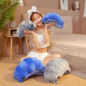 Créatif Kawaii insecte en peluche poupée poupées couché ver en peluche jouet pastèque marée insecte bug en peluche oreiller oreiller oreiller