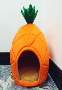 Créative Kennel Cat Nest Teddy Chog Fruit Banana Strawberry Ananas pastèque lit Coton lit chaud Produits pour animaux