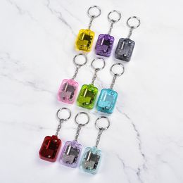 Creatieve sleutelhanger hanger muziekdoos acht gift souvenirs 9 kleuren sleutelhangen geschenken