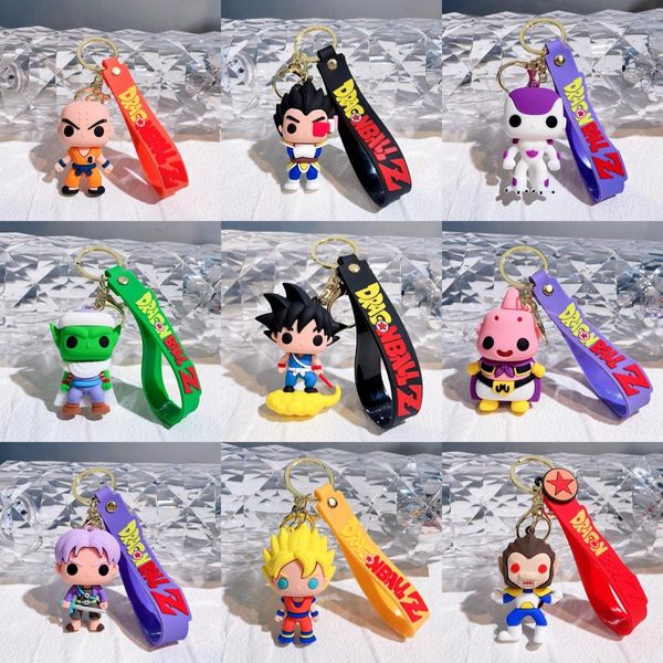 Keychain Keychain Silicone Monkey Doll Pendant Anime Cartoon Caror Pendant Gift Wholesale