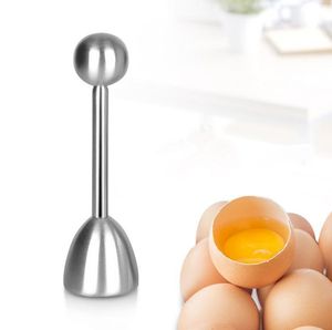 Creative Kitchen Egg Tools Stainless Steel Egg Shell Opener Eggs Topper Cutter Shell Opener Boiled Raw Egg Open Tool 9058
