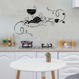 Pegatinas de pared de cocina creativas para tienda de vinos, calcomanías de pared, decoración del hogar, vinilo, Mural, arte, pegatina en la pared