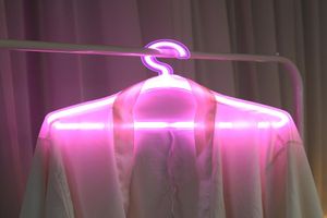 Creative Led cintre néon lumière cintres ins lampe proposition romantique robe de mariée décoratif porte-vêtements 116 p25612761