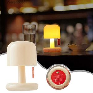 Creatieve LED Paddestoel Tafellamp Tafelblad Mini Zonsondergang Nachtlampje Voor Keuken Slaapkamer Nachtkastje Woonkamer Decor Kindercadeau HKD230829 HKD230829