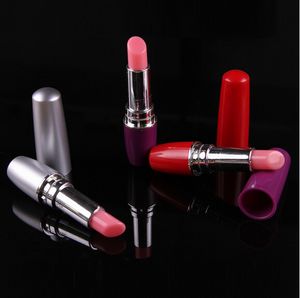 Vibromasseur Creative Lipstick pour Masturbation Femelle Sex Toy Mini Vibrating Bullets Produits pour Adultes Diverses Couleur JJD0048