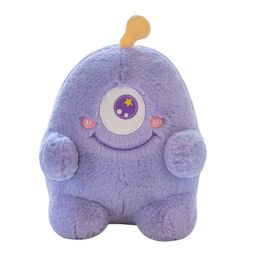 Creativo pequeño monstruo de peluche de juguete de dibujos animados monstruo de ojos grandes muñeca estúpida muñeca