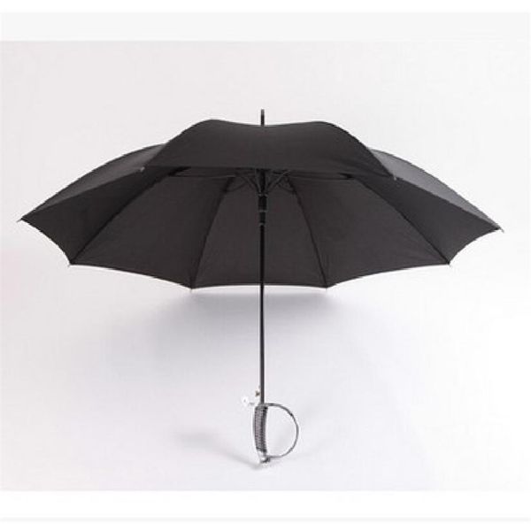 Parapluie Long Créatif, Coupe-Vent Samurai Japanese Ninja Umbrella Sword Like Sun Rain In A Straight Line Manual Umbrella 210320