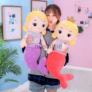 Créatif belle sirène en peluche animaux dormir oreiller jouet figurine grande fille poupée en gros 240307