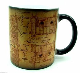 Creative Magic Mug, Color Smanding Mug Marauders Carte Mischief Managed Wine Tea Cup Hot Drink Tass Creative Drinkware Cadeaux