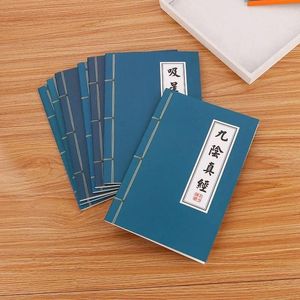 Bloc de notas de Libro Secreto de artes marciales creativo, copia del antiguo cuaderno chino dibujado a mano de papel sin madera
