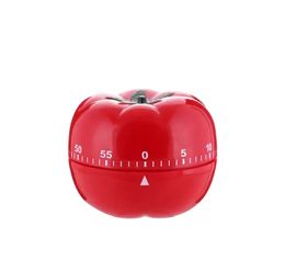 Minuterie de cuisson mécanique créative, ABS en forme de tomate, pour la cuisine domestique, outil de compte à rebours d'alarme de 60 Minutes, vente en gros