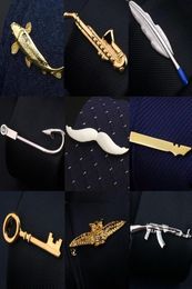 Clip Clip Tie Clip Mortifarious Shape en acier en acier inoxydable Bar élégant Coldie Coldie8239687