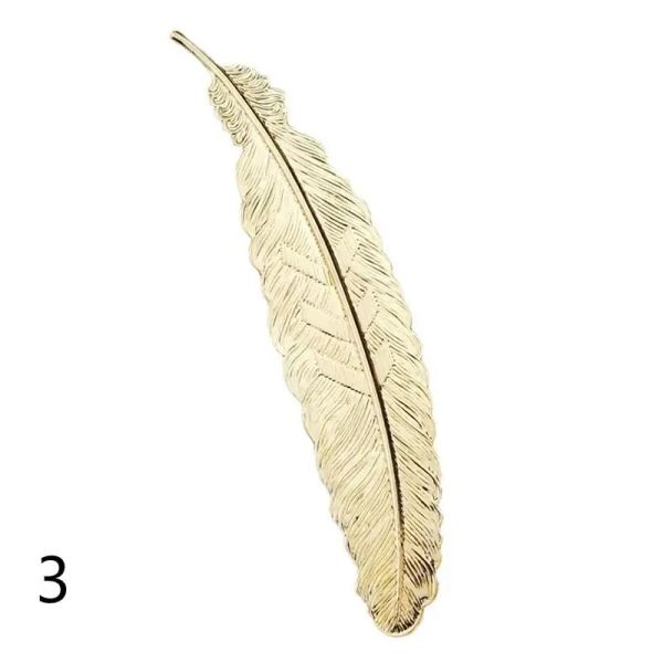 Creative Metal Feather Bookmark Chinese Vintage Page Cool Book Tag School propose des cadeaux de fête