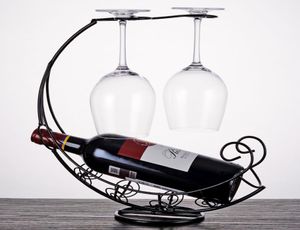 Rack de vin créatif en métal suspendu en verre de vin de vin support de support de support de support de support de support de support de barre de maison drop4249346