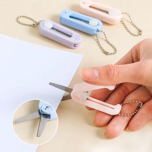Morandi – Mini ciseaux pliants portables créatifs, outil artistique Simple pour couper le papier, papeterie fournitures scolaires et de bureau