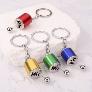 Creative Mini Turbo Turbocharger Car Speed Gear Box Keychain Manual Transmission LEVER CAR SHEPTER SHIFTER GEAR Stick Knob Keyring Pendant Charms Accessoires 010