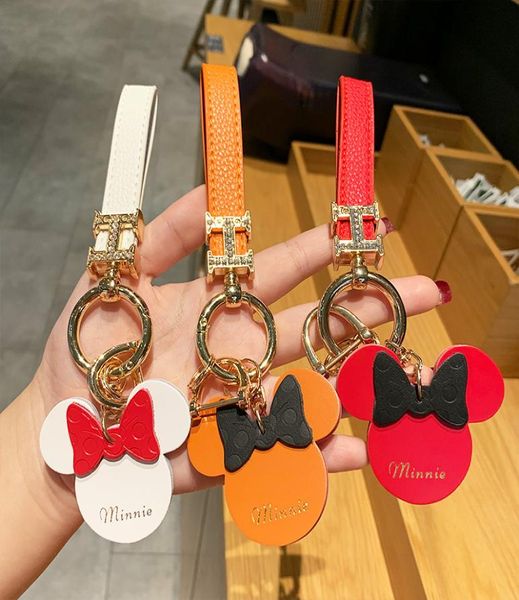 Creative Mouse Designer Party Favor Chain Key Clear Car Bag Sac Keychain Pendant Cartoon Cartoon Gift Accessoires7245262