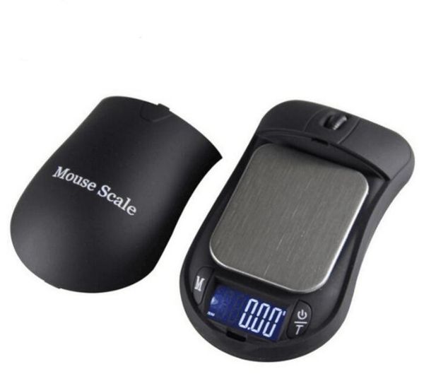 Souris créative MINI balance électronique 100g x 0.01g 200g x 0.01gModule de rétro-éclairage balance de bijoux de poche numérique de haute précision SN2581