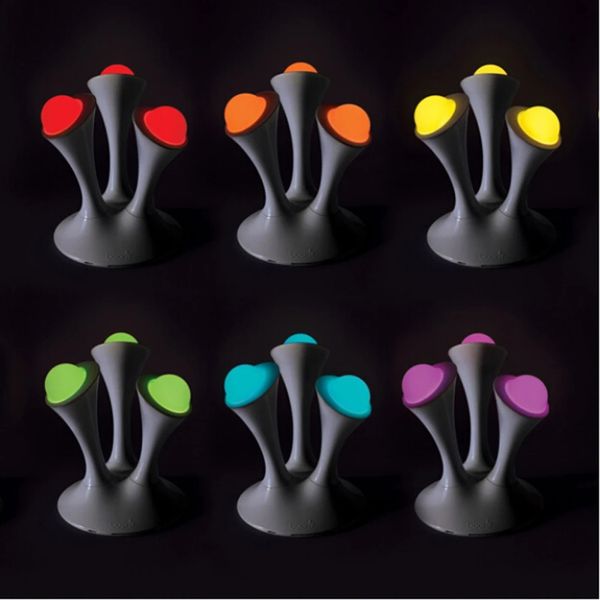 Créatif champignon enfants cadeau arc-en-ciel coloré Led veilleuse Boon lampe à Led lumineuse avec boules amovibles enfants jouet de couchage