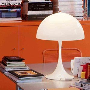 Lámpara de mesa de setas creativa, lámpara de noche para dormitorio, lámpara de escritorio minimalista moderna para decoración del hogar, accesorios de iluminación de lectura para estudio de oficina H220423