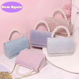 Créative Baby Girls Brin Handbags Girls Designer Coin Racs Toddlers Small Bag Sac Kid mini sac à main Little Money Sequin Totes NAB276