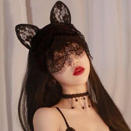 Creative New Lace Lace Band Veil Cat Rabbit Ears Bandbandage Bandon pour femmes Sexy Bandband Wearwear