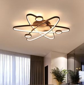 Creatieve nieuwe moderne led plafondverlichting woonkamer slaapkamer eetkamer decoratie dimmen familie kroonluchter AC90-260V myy
