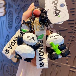 Porte-clés Panda créatif, pendentif de sac, porte-clés Animal en résine