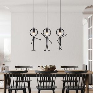 Creatieve hanglamp lichten keuken eiland Dining woonkamer winkel decoratie, kinderen kartonnen stijl hanglampen keuken licht