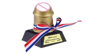 Trophée de pénis créatif Nouveauté Golden Birthday Gifts Hen Stag Party Trophy Toys Prop Toys Unique Bachelorette Party Accessories9870986