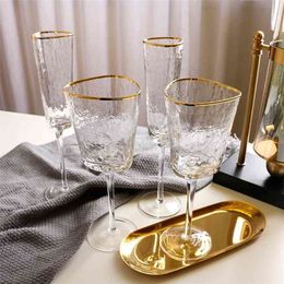 Creatieve Phnom Penh Crystal Glass Small Wine Champagne Europees Hoogrood ES 210827