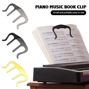Criano Music Book Clip mignon M Type Note Page Pramp Holder Metal Lire Bookmark Office School Fixation Supplies