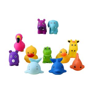 Creatieve PVC Ducks Shark Animals Toy Party Favor Bath Floating Water Toy Party Supplies grappig speelgoedcadeau