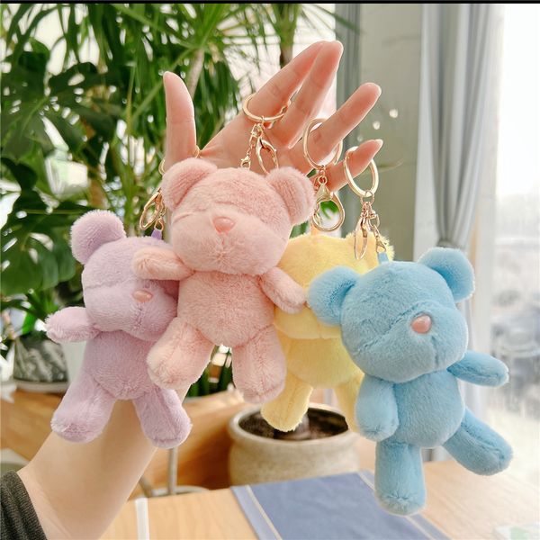 Ours en peluche lapin créatif en velours, poupée ours mignon, petit pendentif en forme de cœur pour fille japonaise, cadeau de mariage