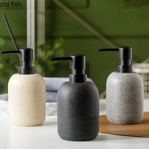 Creatieve hars lotion fles shampoo hand sanering badkamer accessoires home draagbare zeep dispenser body wash container 231222