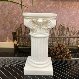 Créative Roman Pilier Statue Candlestick Plinth Base Greek colonne Figurine Piedstal Stand pour la disposition Scène Party Decor Cadeaux 240521