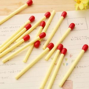 Creative School Office Supply Ballpoint Pen Matche Stationery Cute Kawaii Mini Matchstick Funny Free Novelty