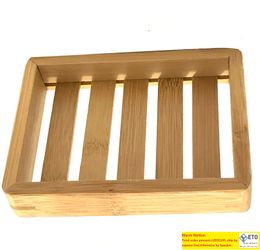 Creative Simple Natural Bamboo Hand Soap Dish Groothandelsoap Derees
