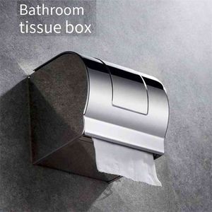 Creative Rvs Gold Tissue Holder Box Toilet Waterdicht Papier 210720