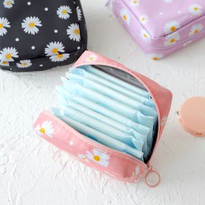 Sacs de rangement créatifs femmes Tampon sac serviette hygiénique Polyester pochette serviette cosmétique organisateur dames maquillage filles support