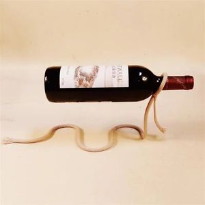 Creative suspendu corde casier à vin Serpentine serpent support porte-bouteille Bar armoire présentoir étagère cadeaux Table décor 240111