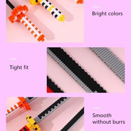 Creative Sword Series Tandem Building Blocs Japanese Anime Knife Moc Bricks DIY Set Toys for Children Boys Christmas Gift