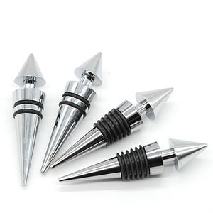 Creatieve taps toelopende wijnflesstopper, metalen rode wijnkurk, KTV -bar, woningwijnstopper, warm verkopen, 20 pc's/lot