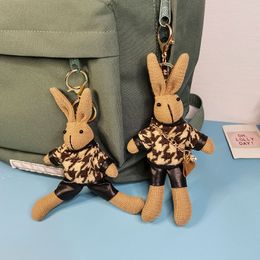 Créativité mille oiseaux Grille Little Rabbit Doll Kelechain mignon et élégant lapin en peluche poupée